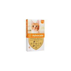 BAYER - Advocate gatos menor a 4 kg 3 pipetas