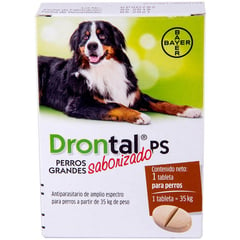 BAYER - Drontal ps antiparasitario perros grandes tableta