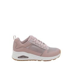 SKECHERS - Tenis uno - inside matters color rosa - blanco - gum