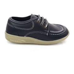 CROYDON - Zapato Colegial Bachiller Unisex Negro 2603-2