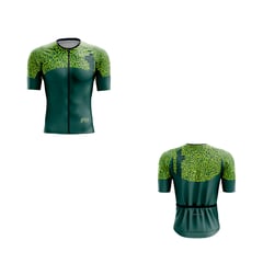 ARMAZI SPORT - JERSEY CICLISMO RUTA MTB BIKE CYCLING FIGURAS VERDE