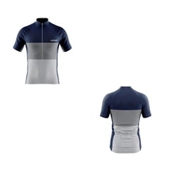 ARMAZI SPORT - JERSEY CICLISMO RUTA MTB BIKE CYCLING AZUL BLANCO