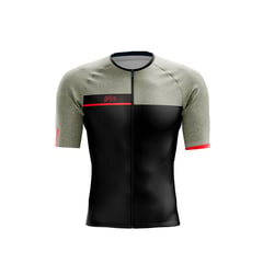 ARMAZI SPORT - JERSEY CICLISMO RUTA MTB BIKE CYCLING JASPE GRIS NEGRO