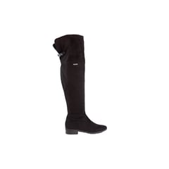 SANTORINI - Botas mujer caña alta romerla negro