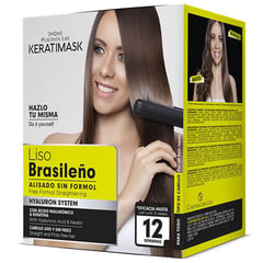 BE NATURAL - Kit liso brasileno keratimask