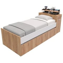 MADERKIT - Cama Nido Multifuncional Con Escritorio 01170-prm