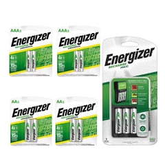 ENERGIZER - Cargador de Pilas MAXI + 4AA + 4AAA