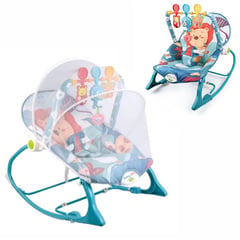 BABY ON - Silla mecedora,vibradora y musical para bebe 3 en 1 Rey Leon