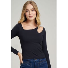 RAGGED - Blusa aconcagua negro