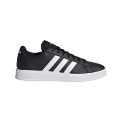 ADIDAS - Tenis Hombre Grand Court - Negro-Blanco