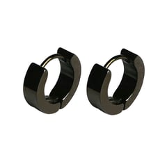 DAYOSHOP - Aretes Candonga Lisa Acero Unisex