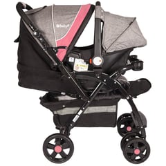 EBABY - Coche TRAVEL SYSTEM BRAVIAR EB1092 Pink