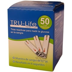HEALTCARE - Tiras reactiva tru life caja por 50