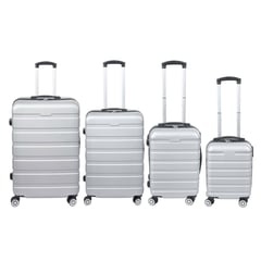 TRAVEL ELITE - Set 4 Maletas Viaje Rigidas Tour ABS 4 Ruedas