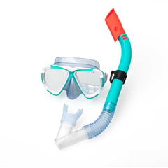 BESTWAY - Careta Snorkel Kit Buceo Resistente Ajustable 24053