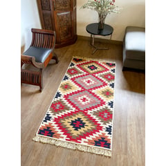 GENERICO - Tapete Kilim Diseño Ushak 150x80 cm - Anatolia multicolor