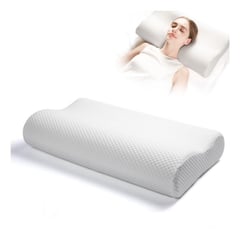 GENERICO - Set 2 Almohadas Cervicales Memory Foam Adulto 60x40 Tuacol