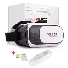 GENERICO - Gafas De Realidad Virtual 3D Vr Box + Control Bluetooth