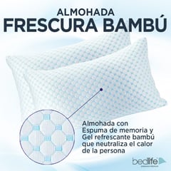 BEDLIFE - Almohada Espuma de Memoria tamaño tamañó Estándar