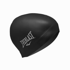 EVERLAST - CACHUCHA PARA NATACION PELO LARGO SILICON NEGRO .