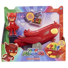 PJ MASKS - Vehiculo Heroes En Pijama Búho Ululette Rojo
