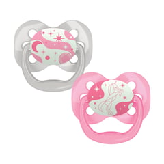 DR BROWNS - Chupos para Bebe Dr Brown Glow In The Dark Nv 1 (0-6m) Niña