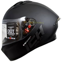 ICH - Casco integral 503 certificado negro mate