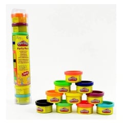 HASBRO - Play Doh Mini Empaque Fiesta en Tubo x 10 Plastilina