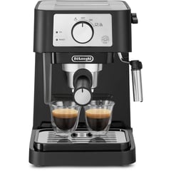 DELONGHI - Cafetera espresso stilosa color negro