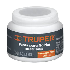 TRUPER - Pasta Para Soldar De 60 Gramos, Alta Resistencia Sin Plomo