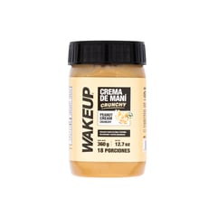 WAKEUP - Crema de maní crunchy 360g -