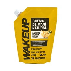WAKEUP - Crema de maní natural 720g -