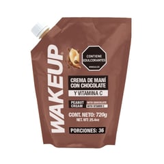 WAKEUP - Crema de maní con chocolate 720g -