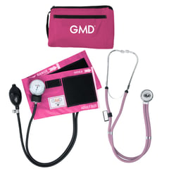 GMD - KIT TENSIOMETRO Y FONENDOSCOPIO RAPPAPORT ROSADO ESTCHE