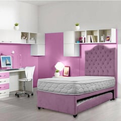 PLUMA HOME - Cama NIDO BARBIE  /  COMPLETA sencilla  100x190