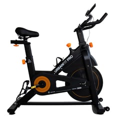 URBANFIT PRO - Bicicleta Estática Spinning Profesional Gimnasio 15kg Monitor - Multicolor - Estandar