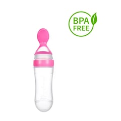 KIDSHOP - Tetero cuchara para bebe-niña rosa