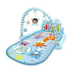 KIDSHOP - Gimnasio Piano Musical Leces Sonajeros HR5622 Azul