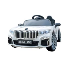 KIDSHOP - Carros Moto Recargable Eléctrico Montble Control 8188 Blanco