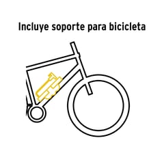 TRUPER - Mini Bomba Manual Para Inflar Llanta De Bicicleta 60 Psi