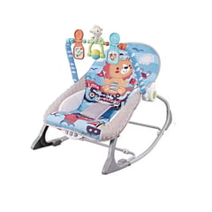 KIDSHOP - Silla Mecedora Vibradora Crece Conmigo Bebe 68149 Azul Acero-