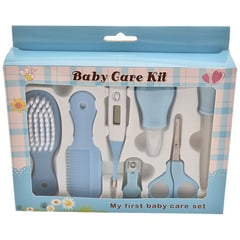 KIDSHOP - Kit de aseo completo cuidado personal summer 8 piezas Azul