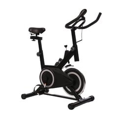 URBANFIT PRO - Bicicleta Estática Spinning Profesional 7kg Monitor Negro