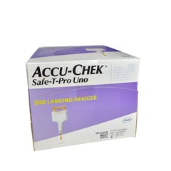 ACCU CHEK - LANCETAS SAFE T PRO CAJA POR 200