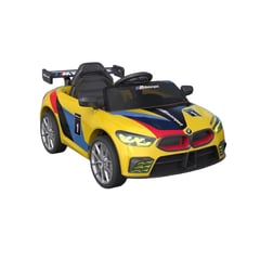 KIDSHOP - Carro Electrico Niño Recargable Montable Nd-002b Amarillo