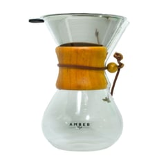 AMBER STYLE - Chemex de 800 ml con filtro de acero inoxidable