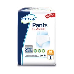 TENA - Pañal Para Adulto Pants Medium X 8 Unidades