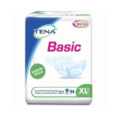 TENA - Pañal Para Adulto Pants Basic Extra Large X 9 Unidades