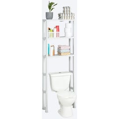 RIMAX - Estante Organizador 3 Niveles para Baño Blanco