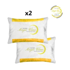 MAGIC CLASS - Almohadas Queen x2 Blanco